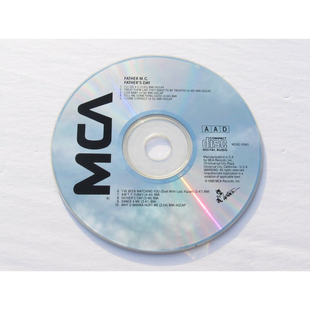 Father M.C. – Father's Day CD 1990 Hip Hop R&B New Jack Swing MCA Records